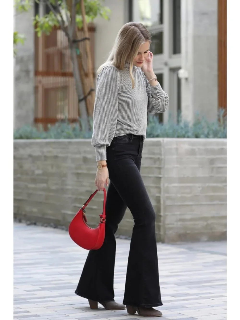 Women's Brown Small Crescent For Trendy Underarm Purse Zipper Shoulder Bag